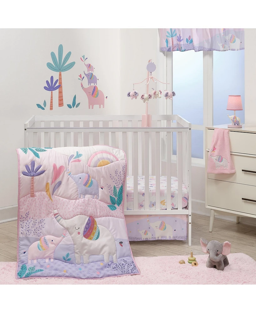 Bedtime Originals Elephant Dreams 5-Piece Nursery Baby Crib Bedding Set