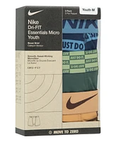 Nike Boys Printed Essential 3Pack Boxer