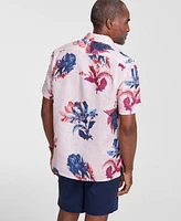 Club Room Men's Harrison Linen Floral Shirt, Created for Macy's