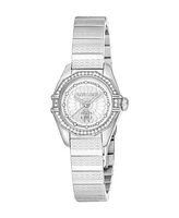 Roberto Cavalli Women's Quartz Silver-tone Stainless Steel Watch 26mm