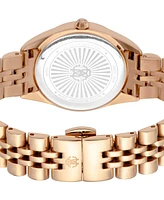 Roberto Cavalli Women's Quartz Rose-Gold Stainless Steel Watch 31mm