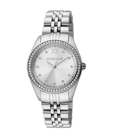 Roberto Cavalli Women's Quartz Silver-tone Stainless Steel Watch 31mm