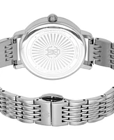 Roberto Cavalli Women's Quartz Silver-tone Stainless Steel Watch 32mm