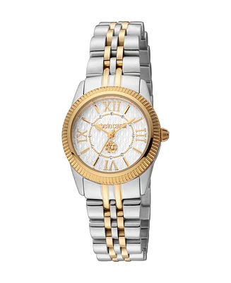 Roberto Cavalli Women's Quartz Two-tone Stainless Steel Watch 28mm