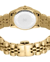 Roberto Cavalli Women's Quartz Gold-tone Stainless Steel Watch 28mm