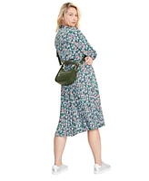 On 34th Womens Pleated Shirtdress Low Top Sneakers Saddle Bag Created For Macys