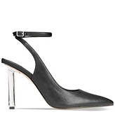 Aaj By Aminah Women's Saraphina Embellished Heel Ankle-Strap Pumps