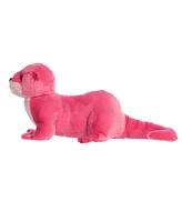 Aurora Medium River Otter Destination Nation Adventurous Plush Toy Pink 15"