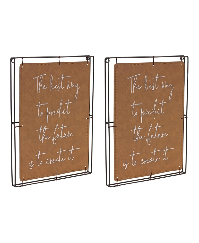 Slickblue Create The Future Wall Frame (Set of 2)