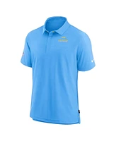 Nike Men's Powder Blue Los Angeles Chargers Sideline Lockup Performance Polo