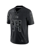 Nike Men's Dk Metcalf Black Seattle Seahawks Rflctv Limited Jersey