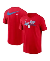 Nike Men's Red Miami Marlins 2-Hit Speed City Connect T-Shirt