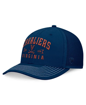 Top of the World Men's Navy Virginia Cavaliers Carson Trucker Adjustable Hat