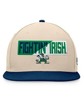 Top of the World Men's Khaki Notre Dame Fighting Irish Goalaso Snapback Hat