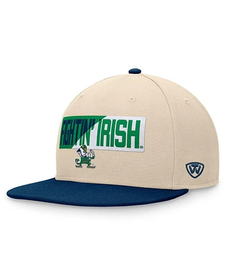 Top of the World Men's Khaki Notre Dame Fighting Irish Goalaso Snapback Hat