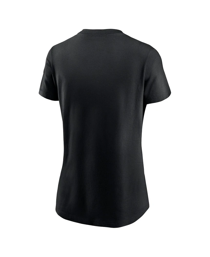 Nike Women's Black Las Vegas Raiders Primary Logo T-Shirt