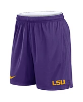 Nike Men's White/Purple Lsu Tigers Primetime Reversible Performance Shorts