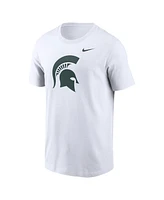 Nike Men's White Michigan State Spartans Primetime Evergreen Logo T-Shirt