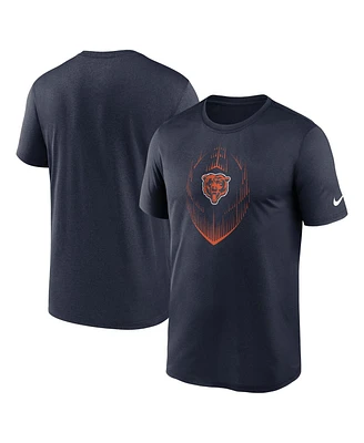 Nike Men's Navy Chicago Bears Primetime Legend Icon Performance T-Shirt