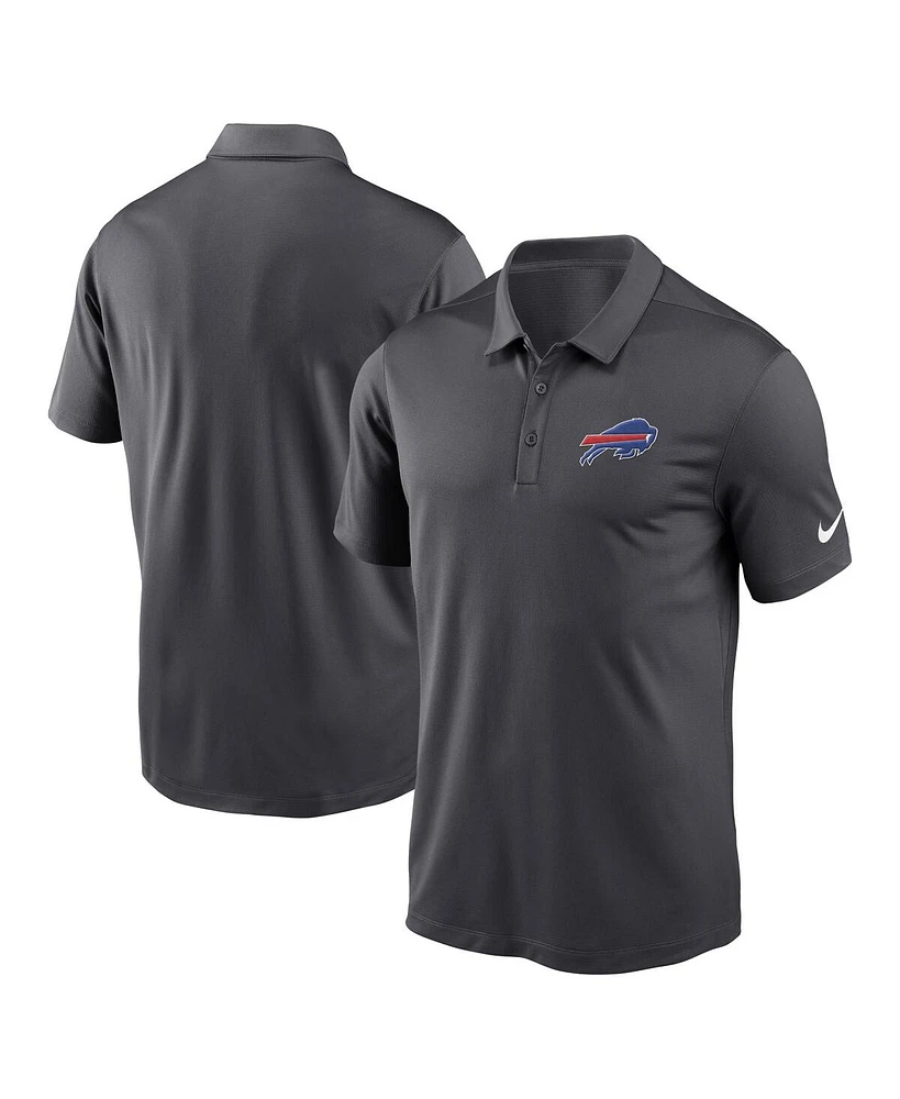 Nike Men's Anthracite Buffalo Bills Franchise Performance Polo