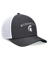 Nike Men's Charcoal Michigan State Spartans Letter Logo Trucker Adjustable Hat