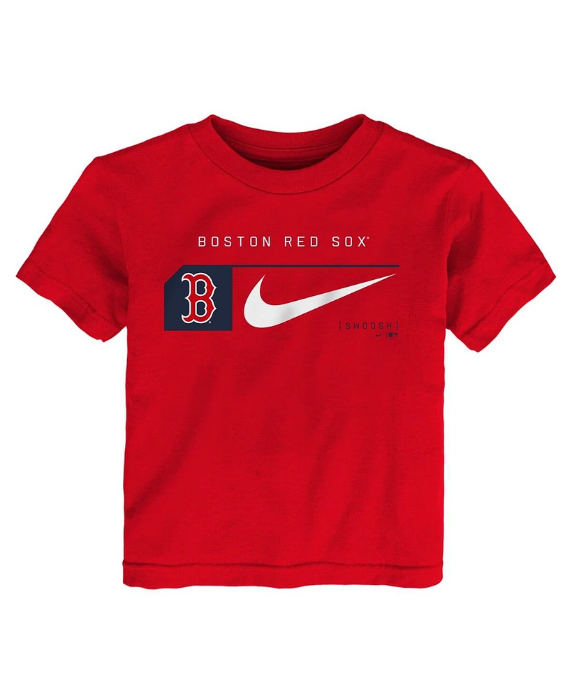 Nike Toddler Boston Red Sox Authentic Collection T-Shirt Shorts Set