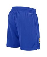 Nike Men's Royal Los Angeles Rams 2024 Sideline Performance Mesh Shorts