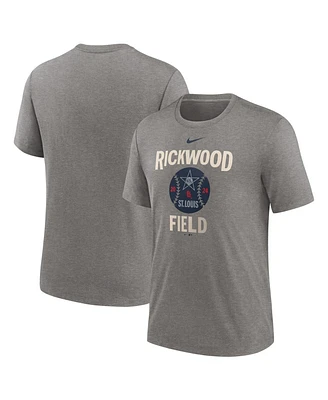 Nike Men's Heather Charcoal St. Louis Cardinals 2024 Rickwood Classic Tri-Blend T-Shirt