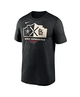 Nike Men's Black St. Louis Cardinals 2024 Rickwood Classic Legend T-Shirt