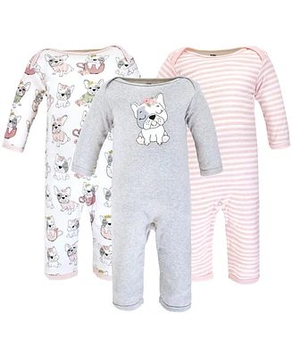 Hudson Baby Baby Girls Hudson Cotton Coveralls