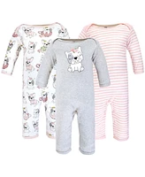 Hudson Baby Baby Girls Hudson Cotton Coveralls