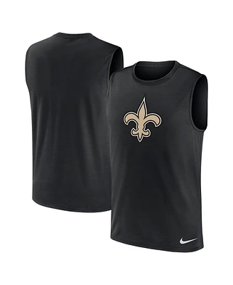 Nike Men's Black New Orleans Saints Blitz Legend Muscle Perform Tank Top