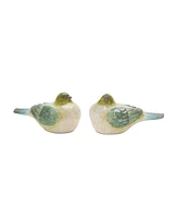 Slickblue Set of 2 Cottage Bird Figurines - Charming Home Decor