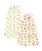 Hudson Baby Baby Girls Interlock Cotton Sleeveless Sleeping Bag