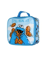 Sesame Street Still Hungry Cookie Monster All Over Insulated Lunch Box Bag Tote