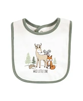 Hudson Baby Unisex Baby Cotton Bibs, One Size