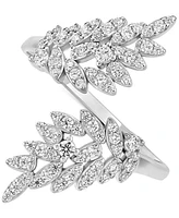 Giani Bernini Cubic Zirconia Bypass Statement Ring in Sterling Silver, Created for Macy's