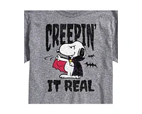 Hybrid Apparel Peanuts Vampire Mens Short Sleeve Tee