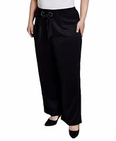 Ny Collection Plus Wide Leg Grommet Pants