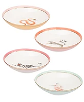 Yvonne Ellen Animal Pasta Bowls, Set of 4