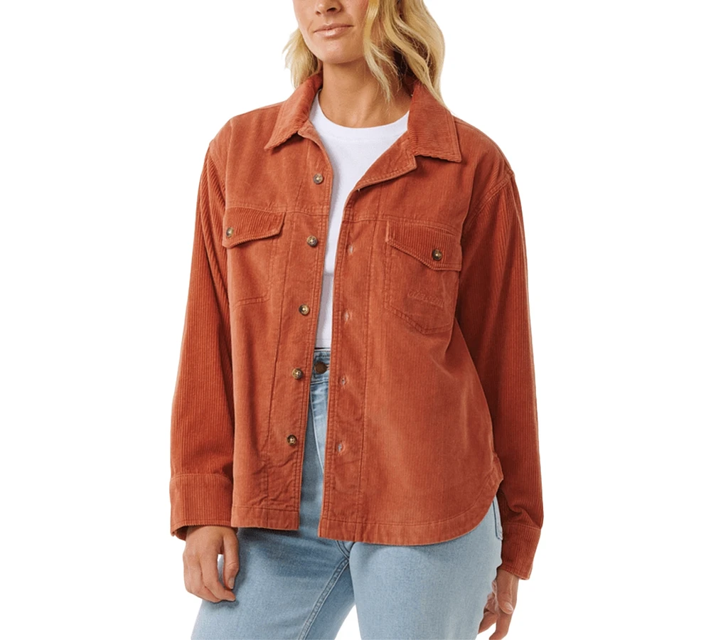 Rip Curl Juniors' Stevie Corduroy Shirt Jacket