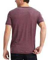 Lucky Brand Men's Poker Cards Short Sleeve T-Shirt, Port Royle Burnout