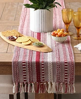 Design Imports Braided Stripe Table Runner