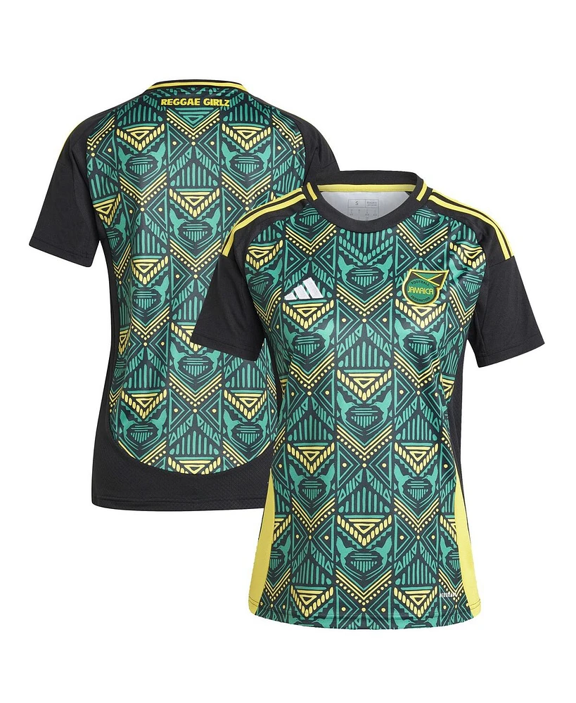 Adidas Women's Black Jamaica National Team 2024 Away Replica Jersey