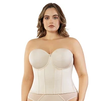 Parfait Plus Size Elise Full Back Longline bustier