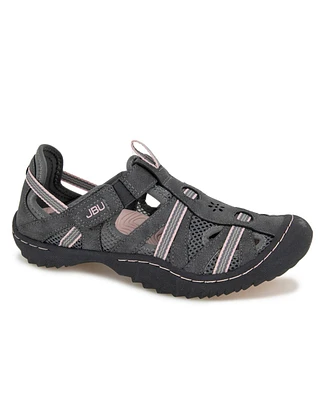 Jbu Women's Regional Water-Ready Strappy Sandal Flats
