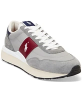 Polo Ralph Lauren Men's Train 89 Suede-Paneled Sneaker