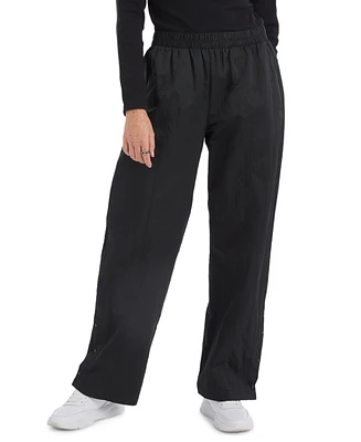 Champion Women's High Rise Snap Cuff Straight Leg Pants