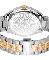 Roberto Cavalli Men's Quartz Two-tone Stainless Steel Watch 42mm