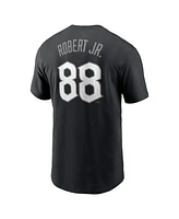 Nike Men's Luis Robert Jr. Black Chicago White Sox City Connect Fuse Name Number T-Shirt